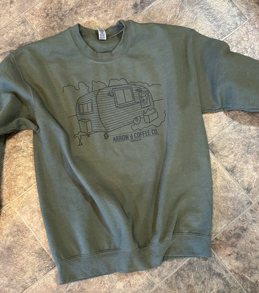 Green Camper Sweatshirts